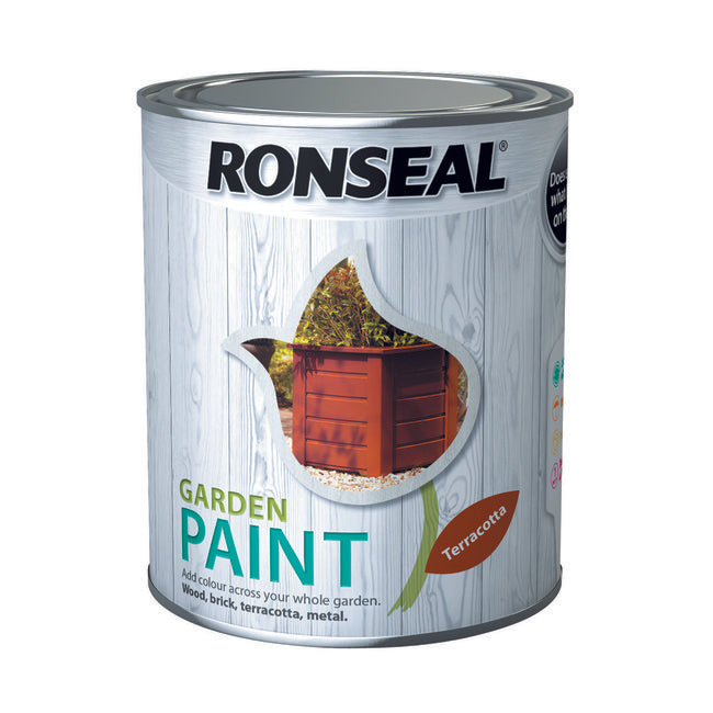 Ronseal Garden Paint 750ml Terracotta