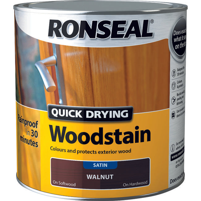 Quick Drying Woodstain 2.5L Walnut