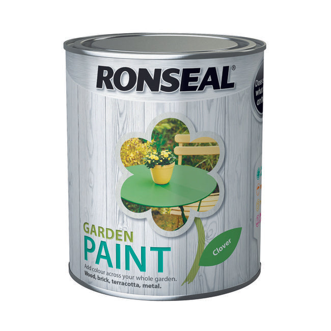 Ronseal Garden Paint 750ml Clover