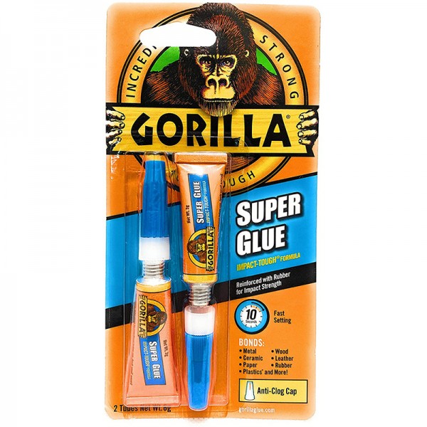Gorilla Super Glue 3g Twin Pack