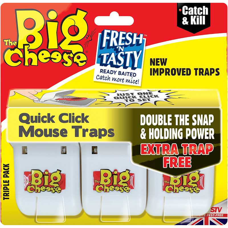 Quick Click Mouse Trap (3 pack)
