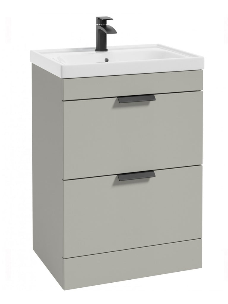 Stockholm Floor Standing Arctic Grey Matt Unit 500mm / 600mm