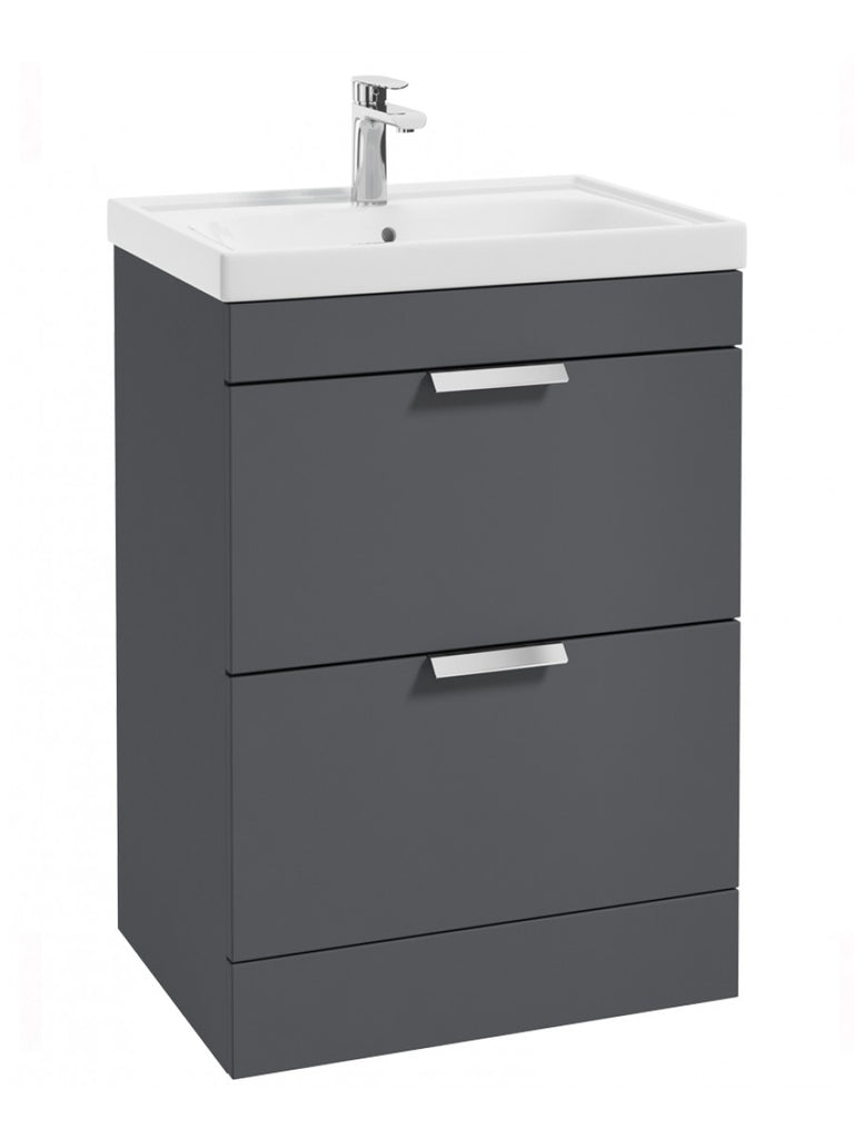 Stockholm Floor Standing Midnight Grey Matt Unit 500mm / 600mm