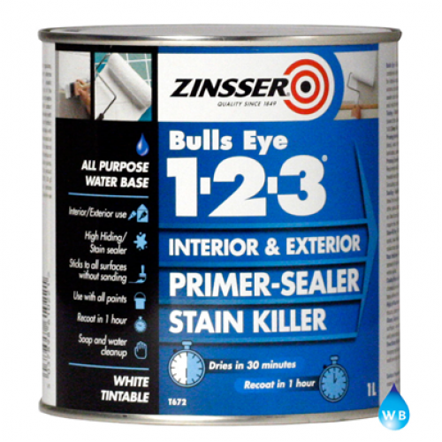 Zinsser Bulls Eye 1.2.3 Primer 1L